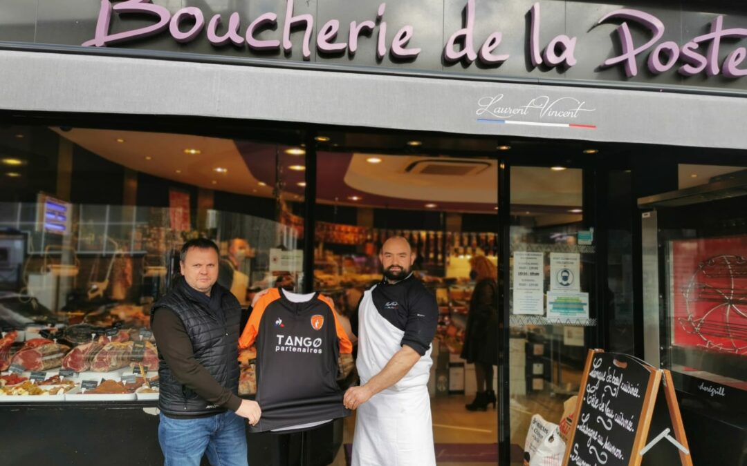 LES BOUCHERIES LAURENT VINCENT PARTENAIRES DU SPORT FRANCILIEN !